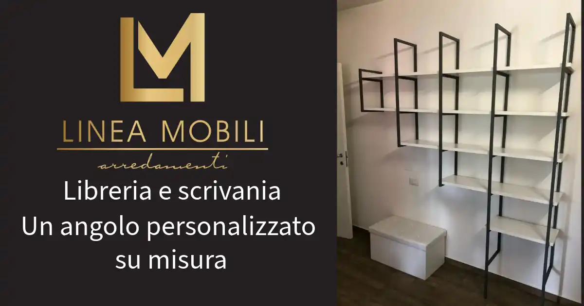 Scopri di più sull'articolo Libreria e scrivania su misura